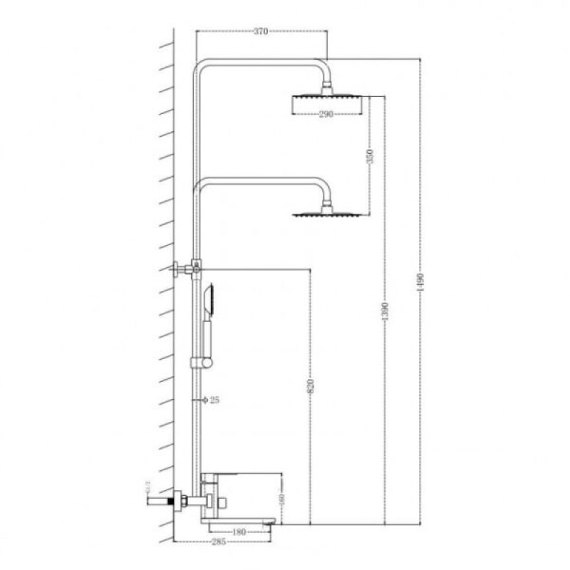 Frap F24805 — Душова система