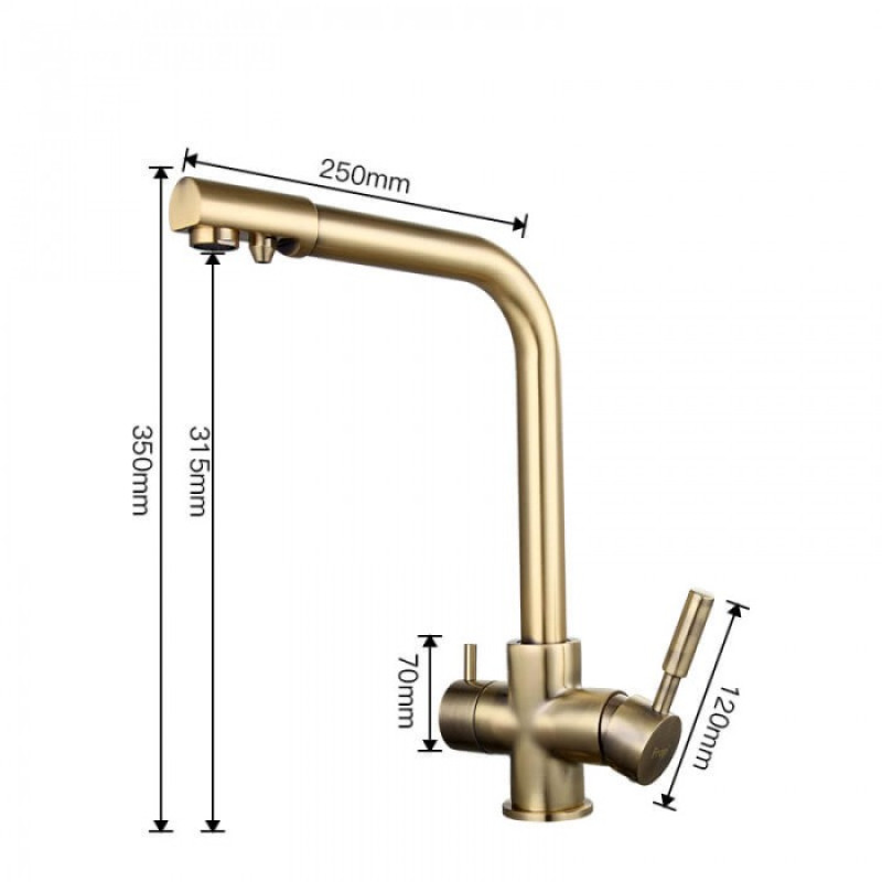 Frap F4352-4 — Змішувач для кухні