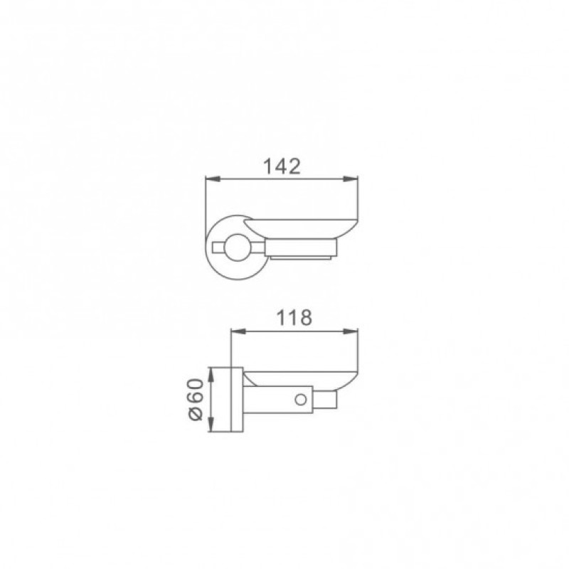 Frap F30102 – Мильниця настінна