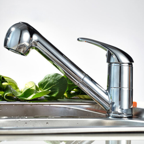 Frap F6003 – Змішувач для кухні з висувним виливом