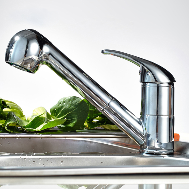 Frap F6003 – Змішувач для кухні з висувним виливом