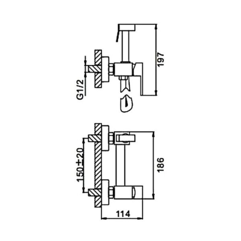 Frap F7504 – Гігієнічний душ