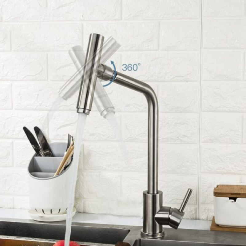 Frap F44899 — Смеситель для кухни с подвижным аэратором.