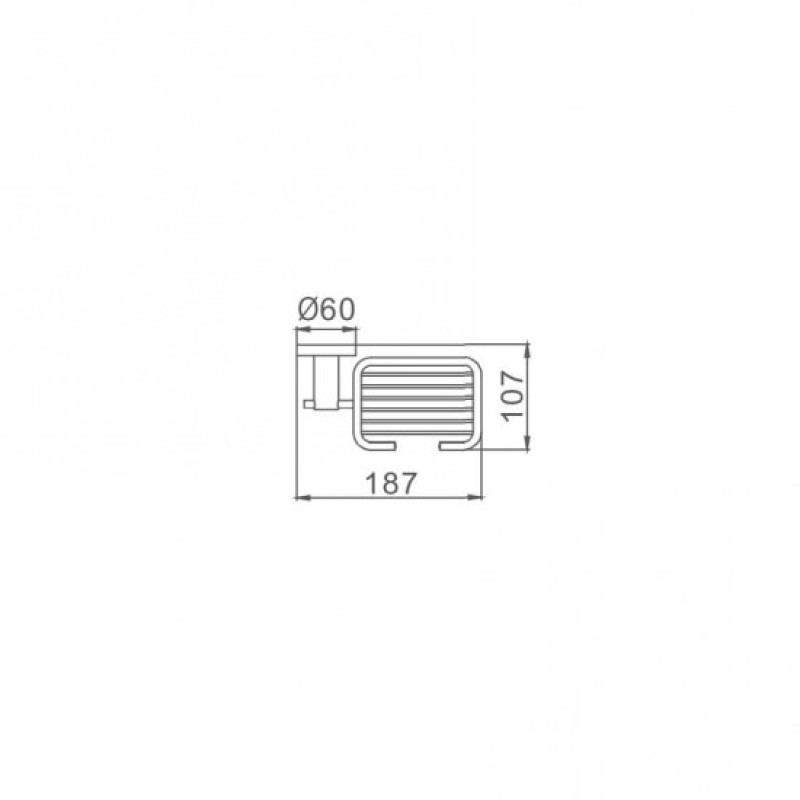 Frap F30102-1 – Мильниця настінна