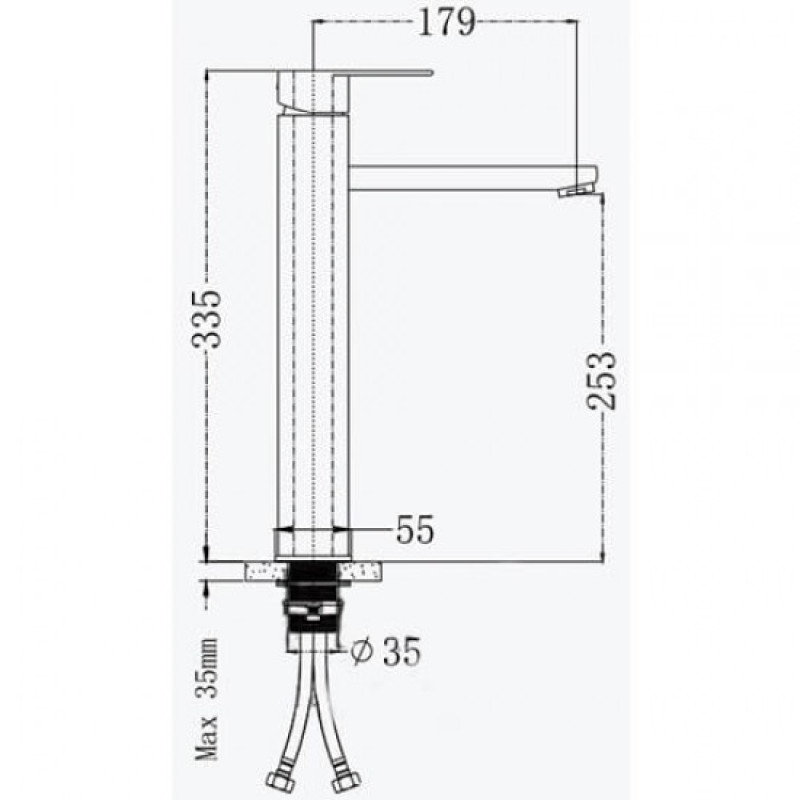 Frap F10805-2 – Змішувач для умивальника