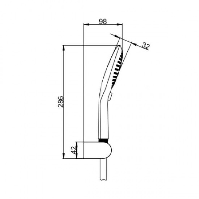 Frap IF302 – Лійка для душа у комплекті