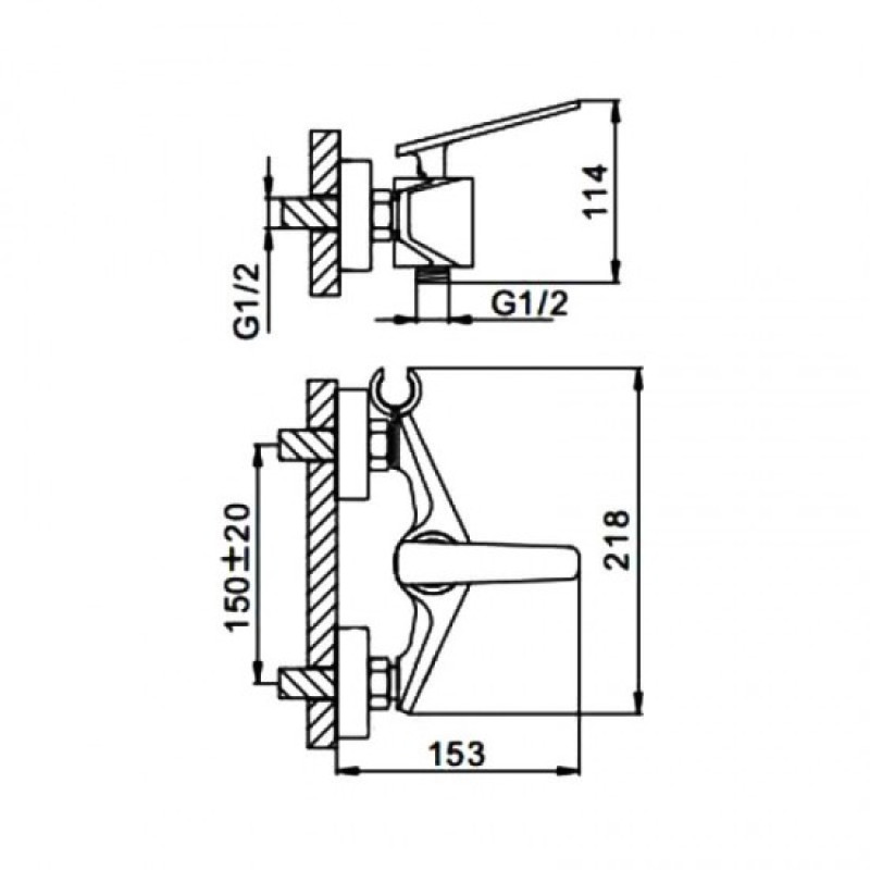 Frap F2057 – Змішувач для гігієнічного душу