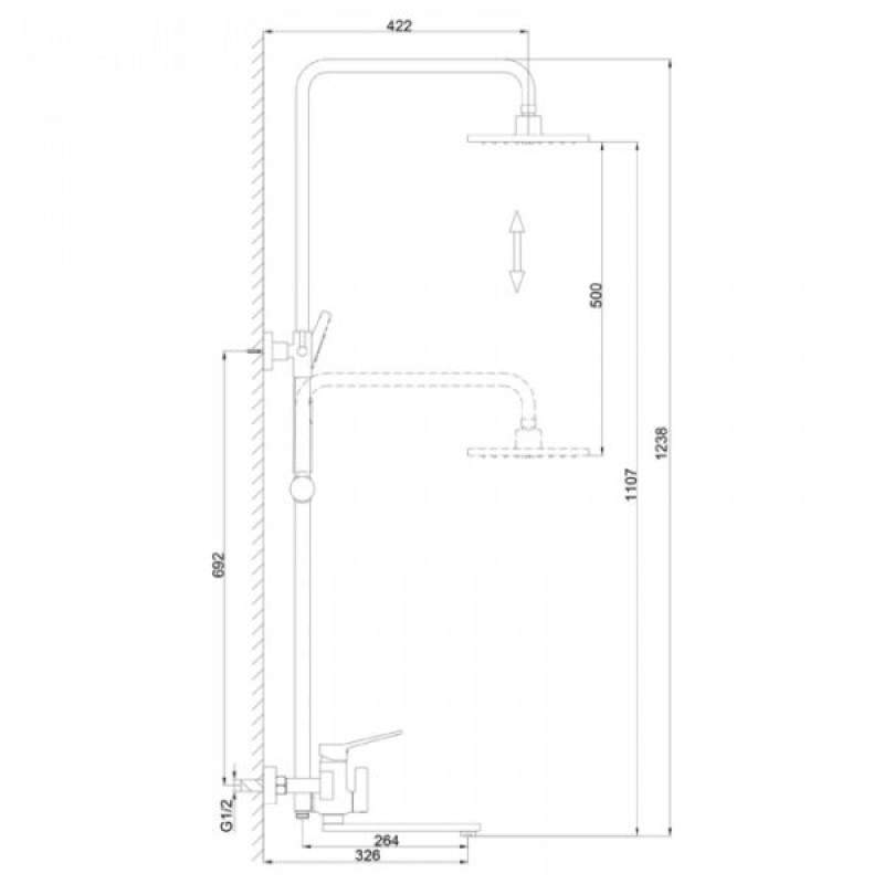 Frap F2461 – Душова система