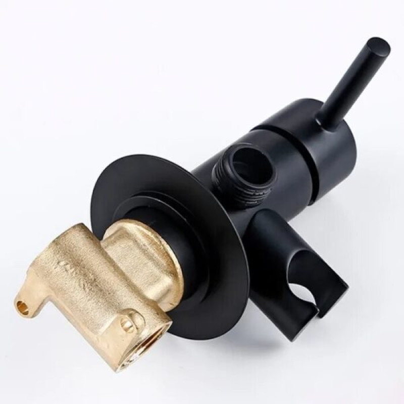 Frap F7505-6 – Гігієнічний душ моно чорного кольору