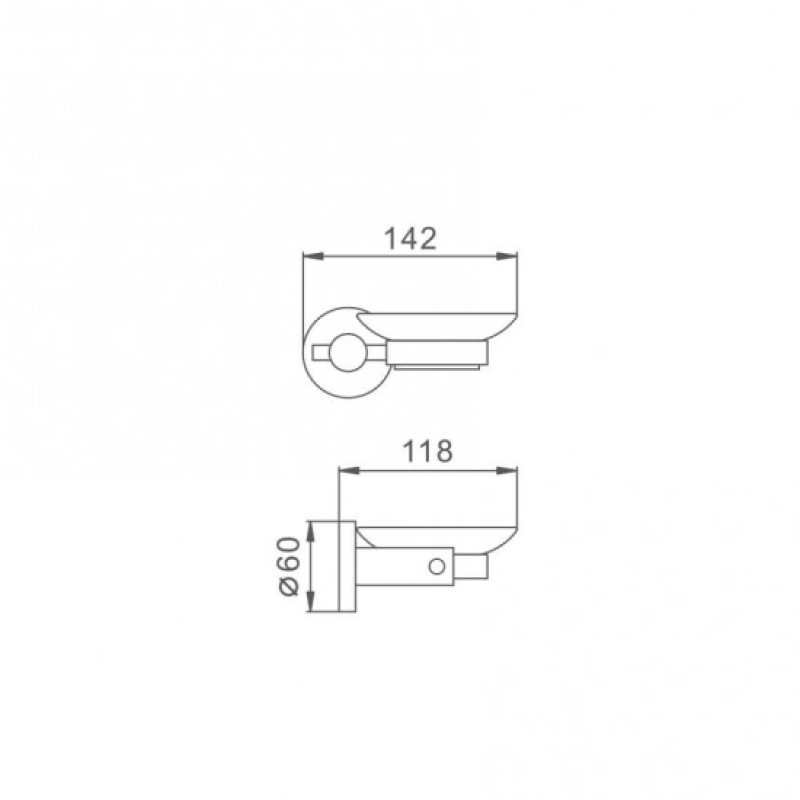 Frap F30202 – Мильниця настінна