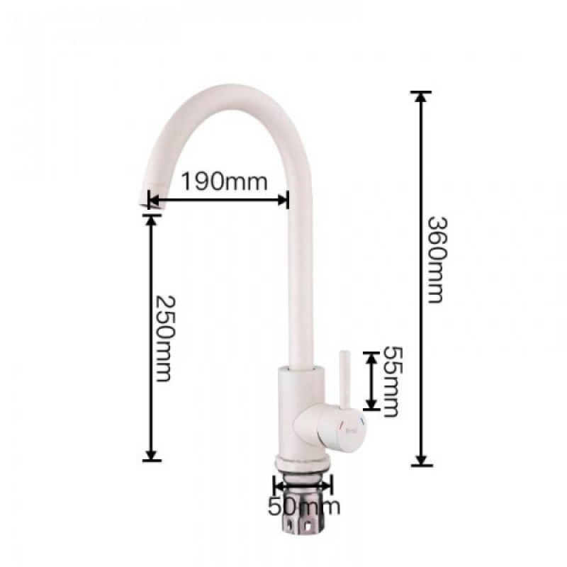 Frap F40899-1 — Змішувач для кухні