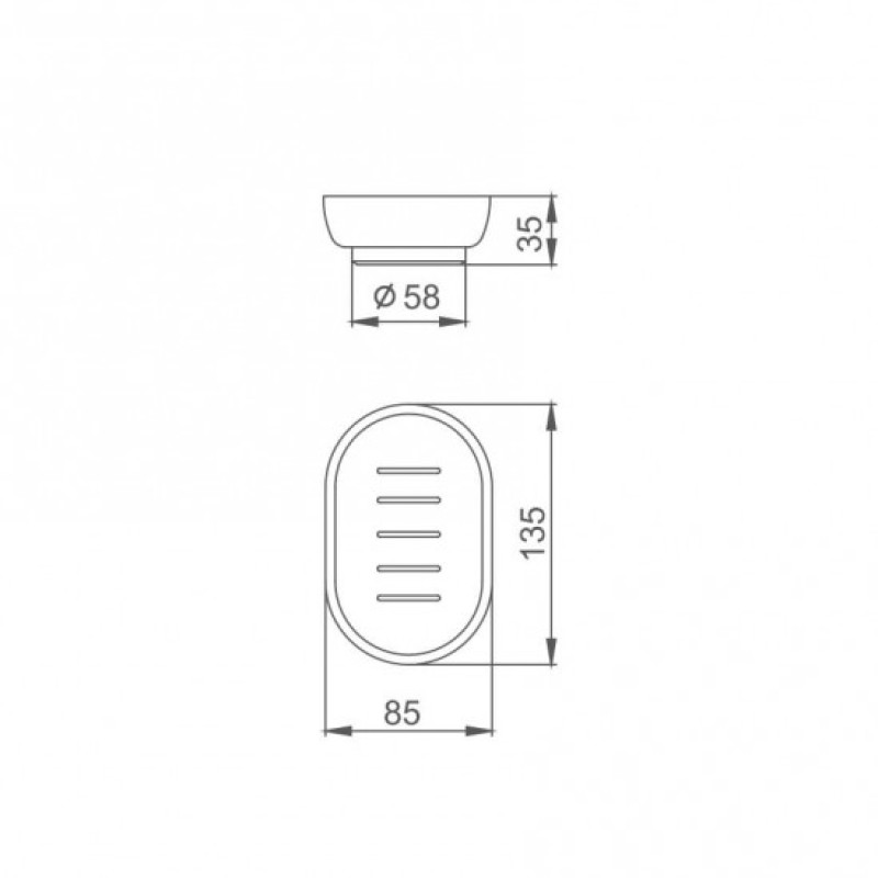Frap F751 – Тарілка для мильниці