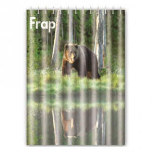 Frap F8608 – Текстильная шторка для ванной природа