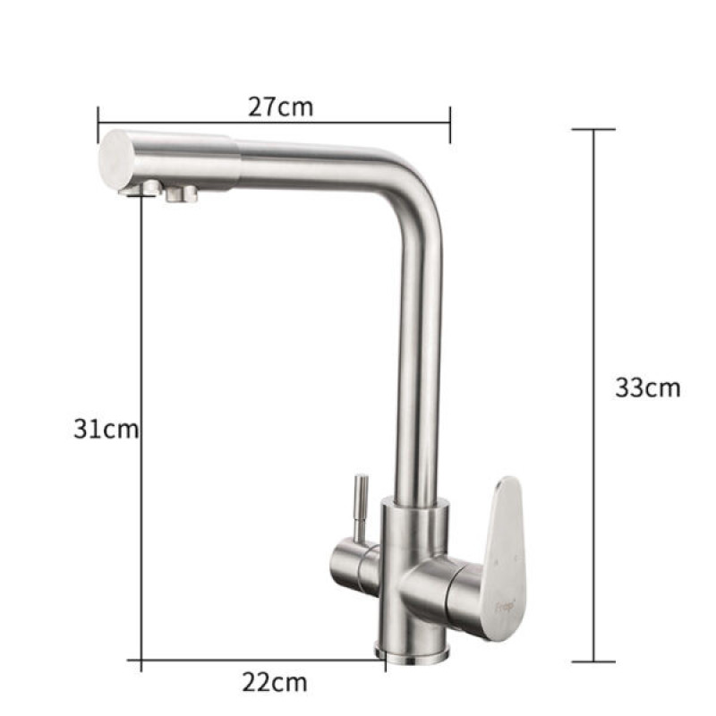 Frap F4348 – Змішувач для кухні на дві води