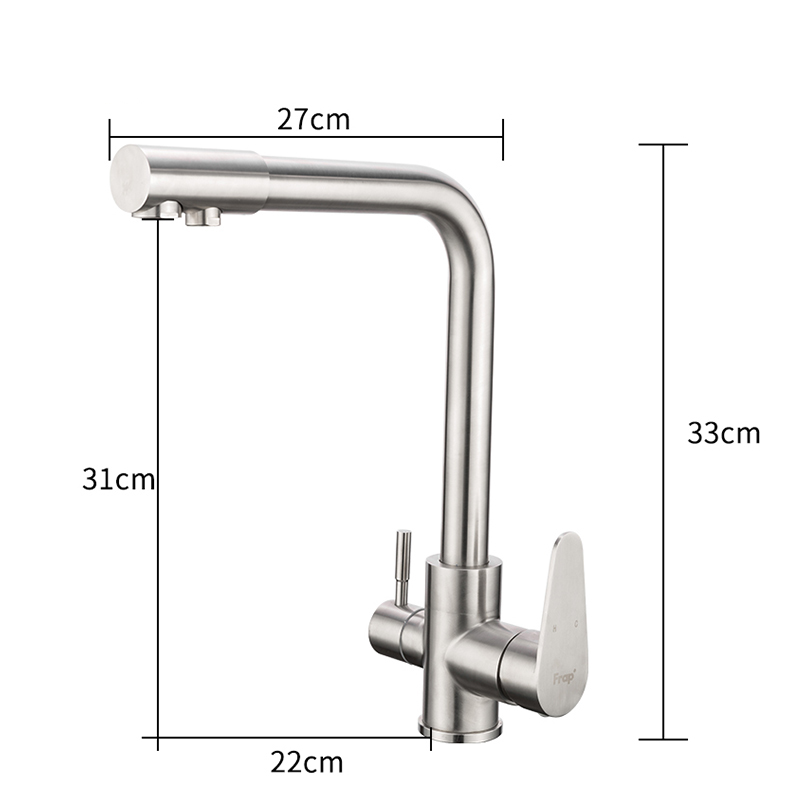 Frap F4348 – Змішувач для кухні на дві води