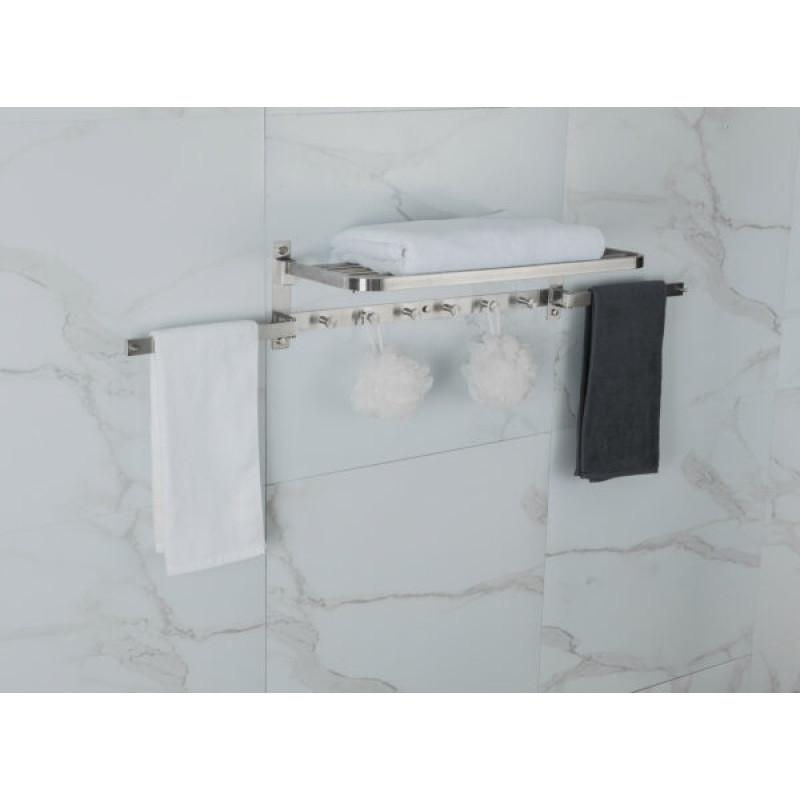 Frap F30424 – Полиця для рушників з 6-ма гачками