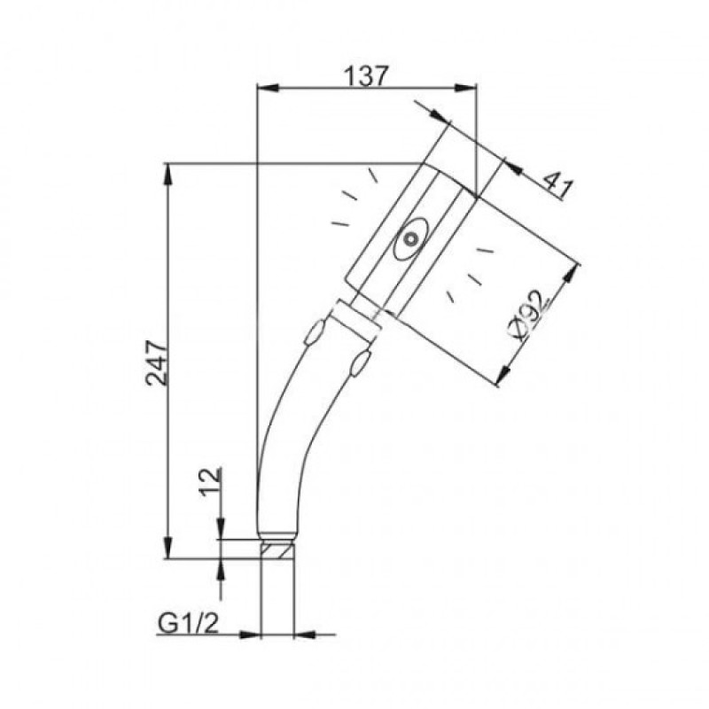 Frap F014 – Лійка для душа 4 функції