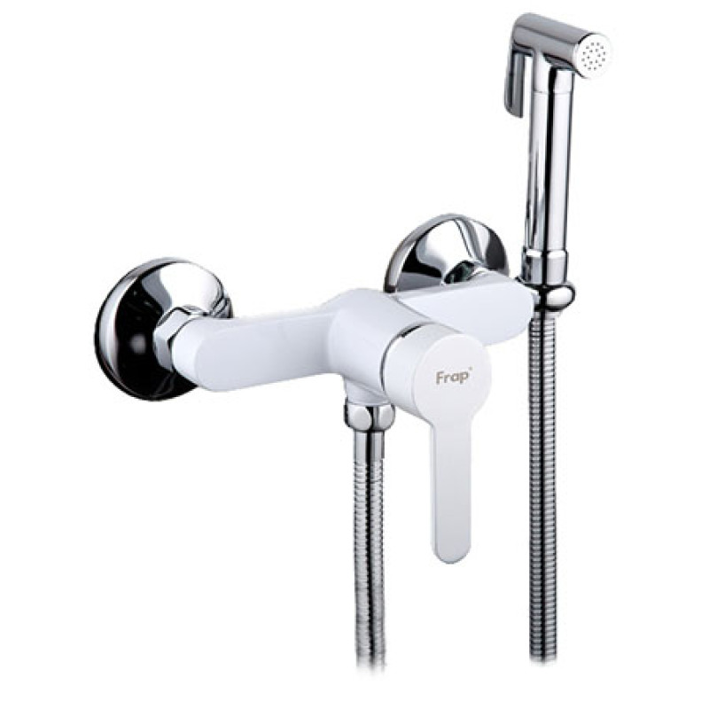 Frap F2041-8 – Змішувач для біде білий латунь