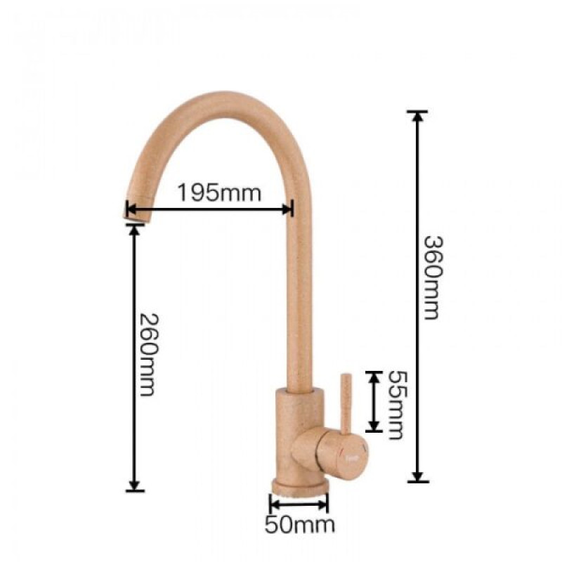 Frap F40899-3 — Змішувач для кухні