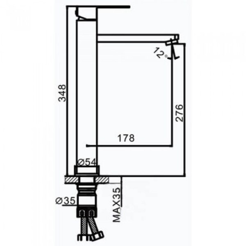 Frap F10802-2 — Смеситель для умывальника.