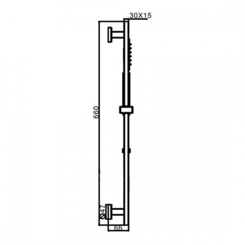 Frap F8017 — Душова стійка