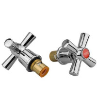 Ручки для змішувача WEZER SET-722 набір, кераміка з кран-буксою  