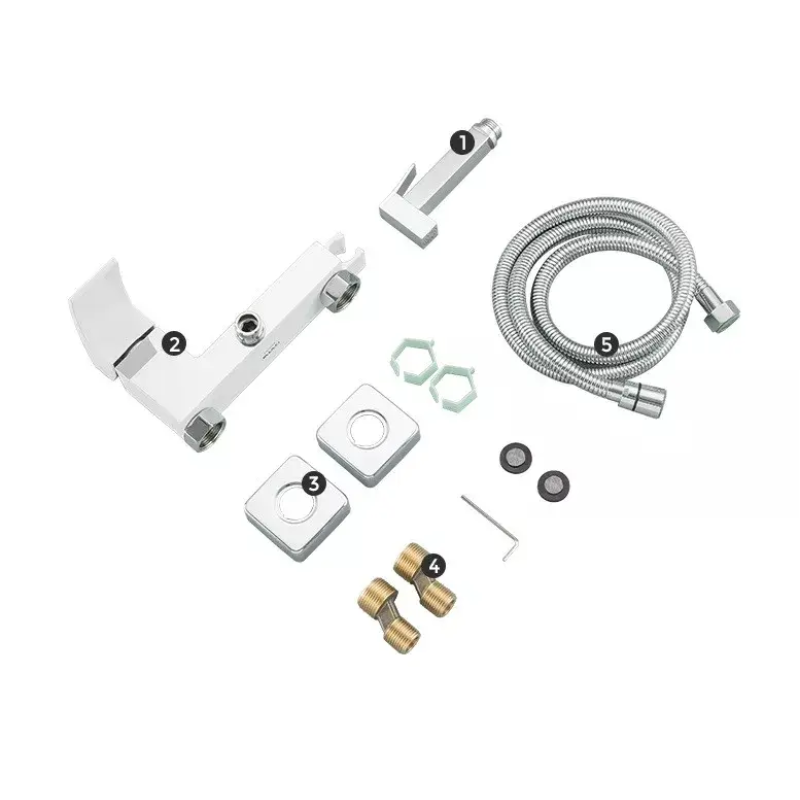 Гігієнічний душ GAPPO G2007-8, білий/хром