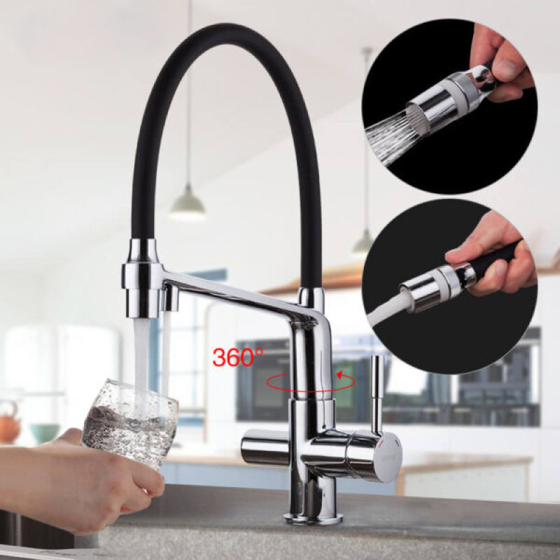 Gappo G4398-7 — Змішувач для кухні пiд фiльтр