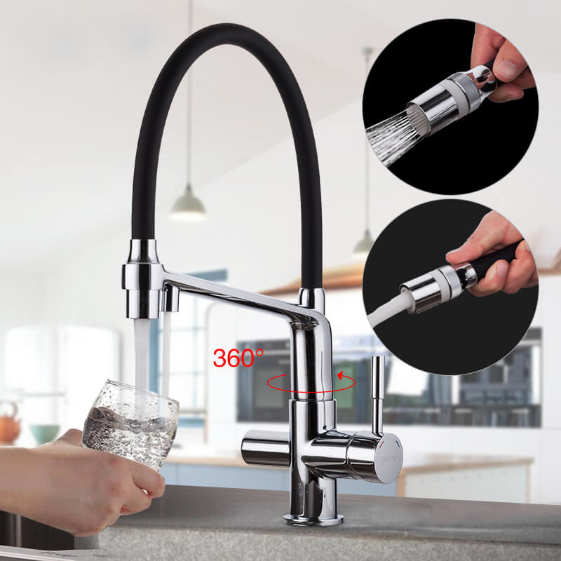 Gappo G4398-7 — Змішувач для кухні пiд фiльтр