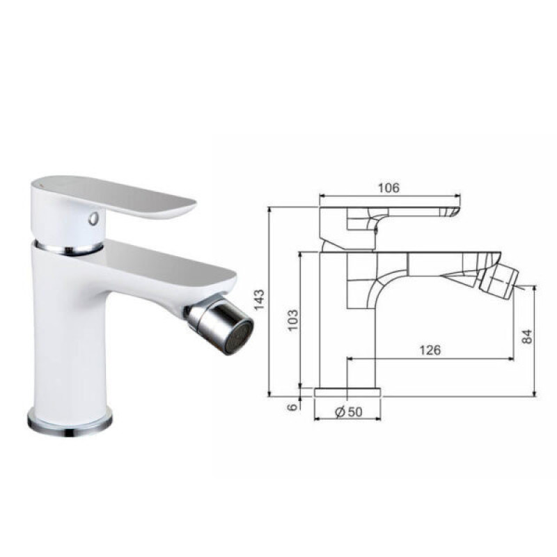 Gappo Noar G5048 — Змішувач для бiде