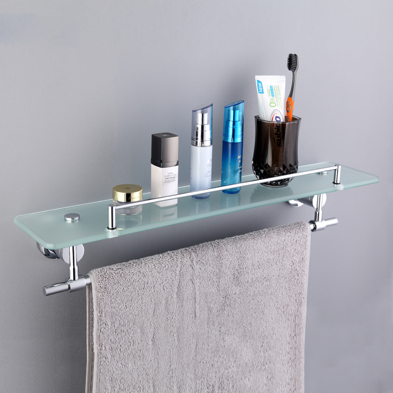 GAPPO G1807-4 – Полочка для ванной с полотенцедержателем