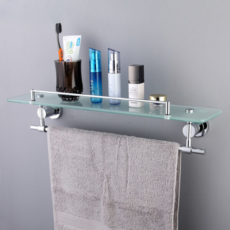 GAPPO G1807-4 – Полочка для ванной с полотенцедержателем