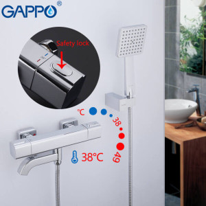 Gappo G3291 — Змішувач для ванни з термостатом
