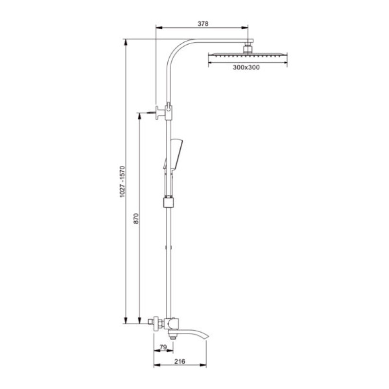 Gappo G2407-6 – Душова система