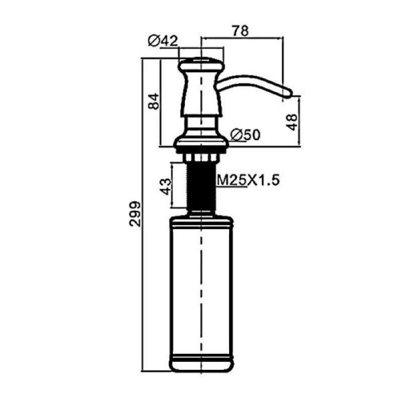 Gappo G403-5 - Дозатор жидкого мыла