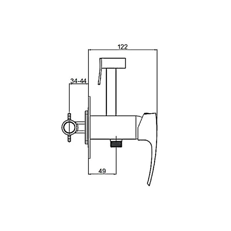 Gappo G7207-4 – Гигиенический душ бронза