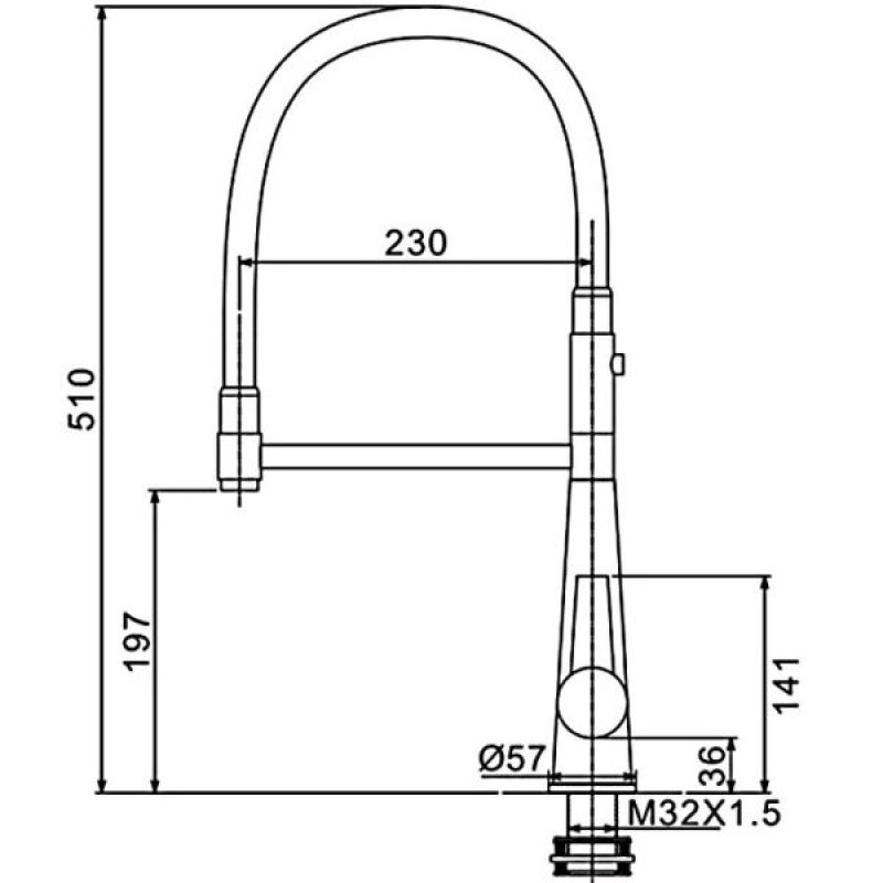 Gappo G4398-15 – Змішувач під фільтр