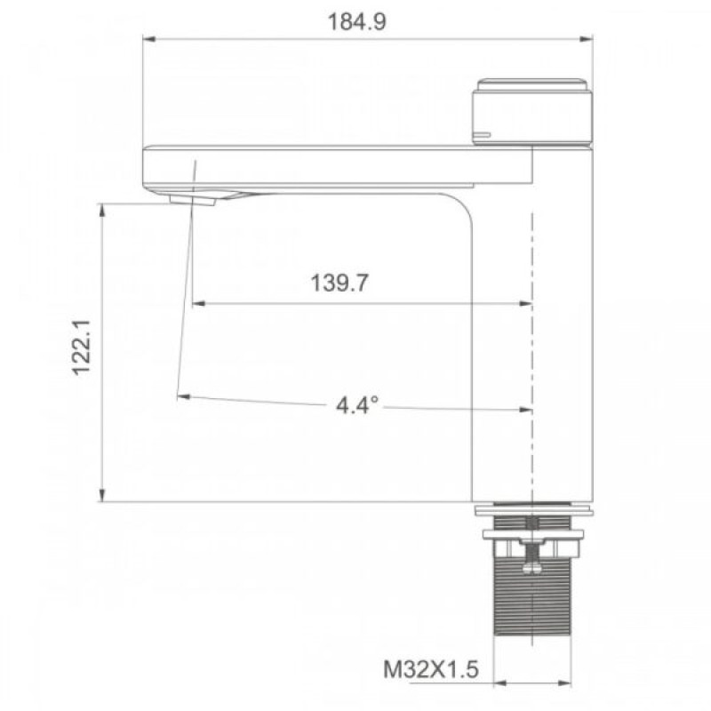 Gappo G1095-1 – Нажимной смеситель