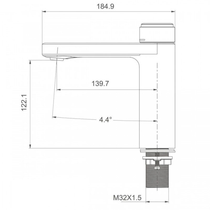 Gappo G1095-1 – Нажимной смеситель