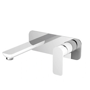 Змішувач для умивальника GAPPO G1048-22 настінний (білий/хром)