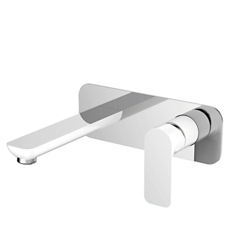 Змішувач для умивальника GAPPO G1048-22 настінний (білий/хром)