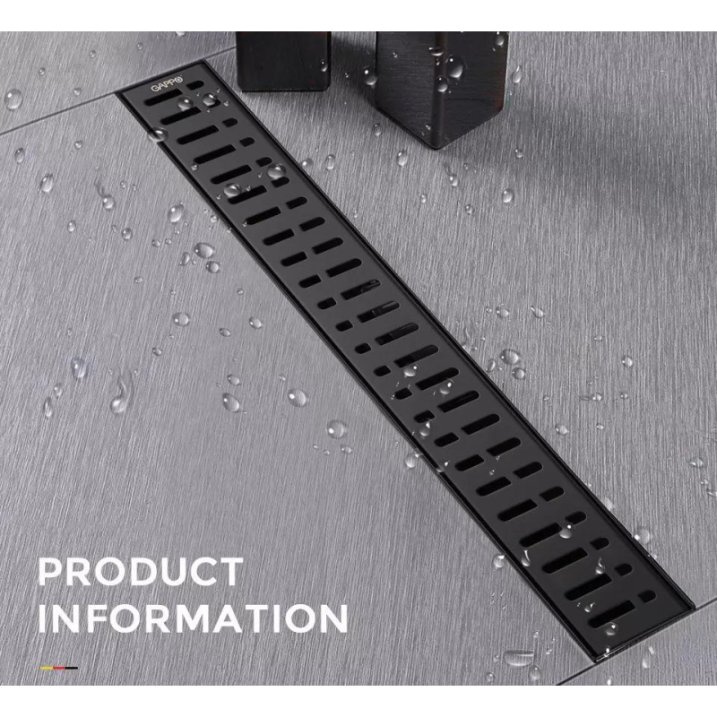 Душовий трап Gappo G88007-36 – чорний 