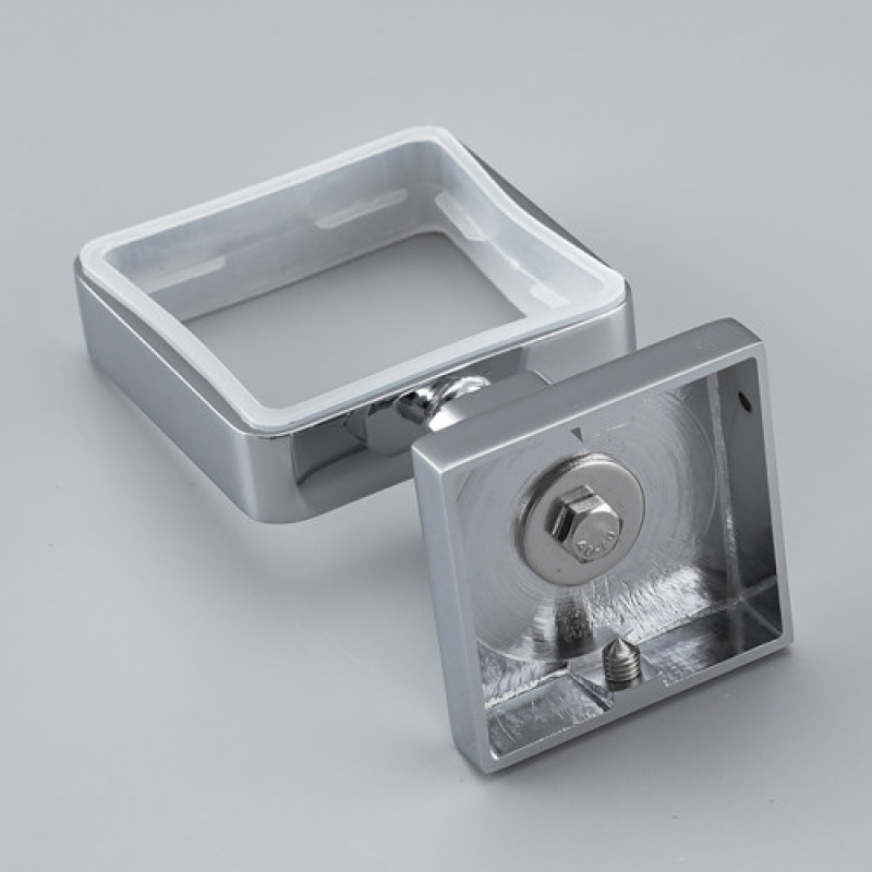 Підставка для мила GAPPO G3802 скло, з латунним утримувачем, хром  