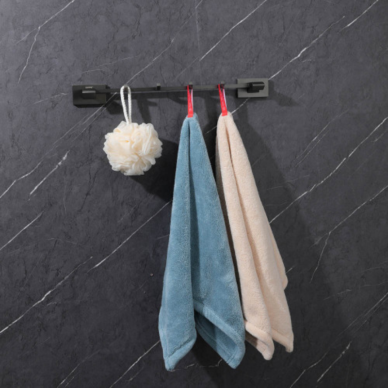 Вішалка GAPPO G0716-49 426 мм, 4 гачки, збройова сталь 