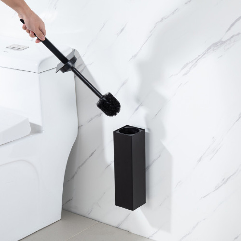 Настенный ершик GAPPO G904-6 (скрытый монтаж, черный)