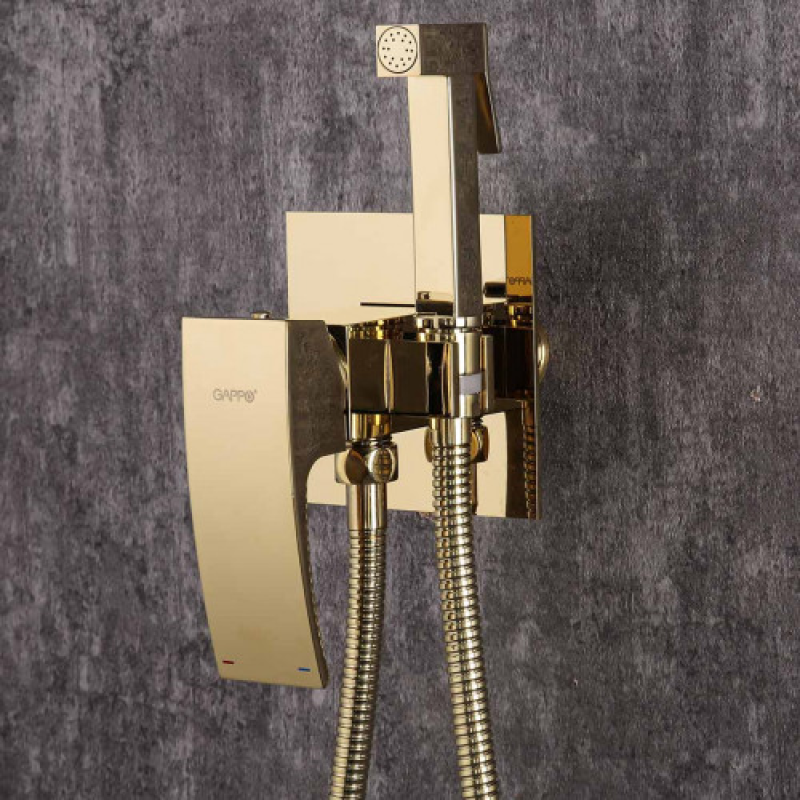 Гігієнічний душ GAPPO G7207-3, золото