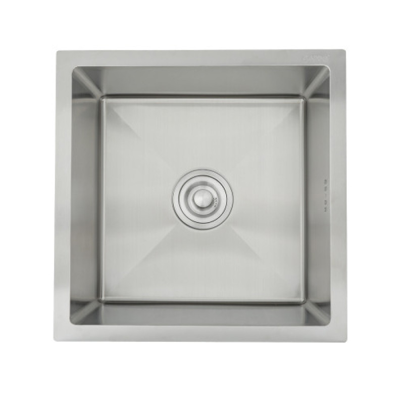 Кухонная мойка GAPPO GS4444 (интегрированная, 440x440 мм, нержавеющая сталь)