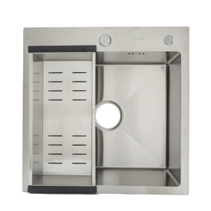 Кухонна мийка GAPPO GS5050 (500x500 мм, нержавіюча сталь) 
