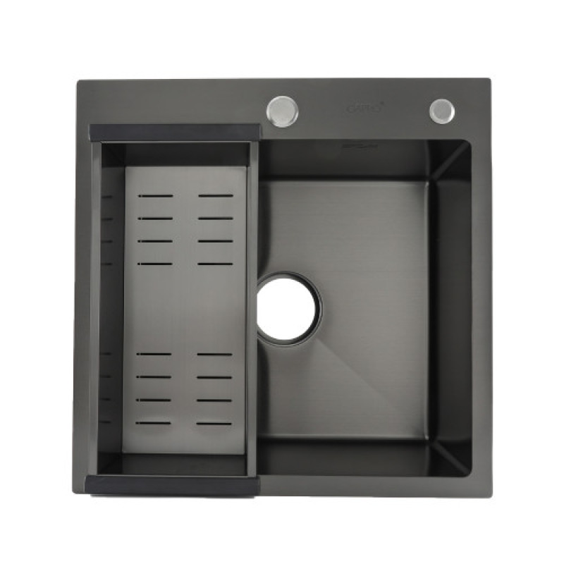 Кухонная мойка GAPPO GS6050-6 (600x500 мм, нержавеющая сталь, поверхность PVD)
