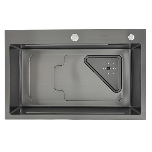 Кухонна мийка GAPPO GS7246-6 (720x460 мм, нержавіюча сталь, поверхня PVD)